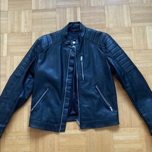 Men's Black Leather Jacket